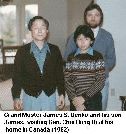 Gen. Choi Hong Hi and Grand Master James S. Benko